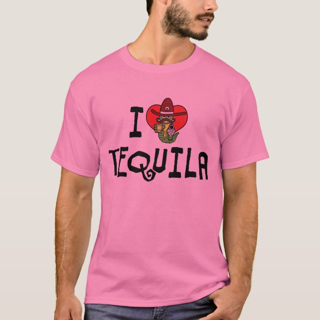 I Liebe Heart Tequila T-Shirt (Vorderseite)