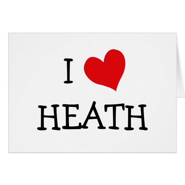 I Liebe Heath (Vorderseite (Horizontal))