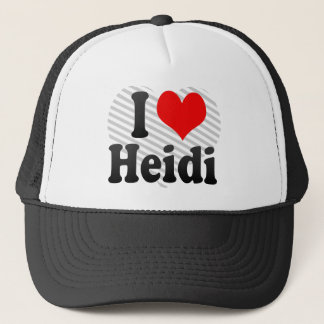I Liebe Heidi Truckerkappe