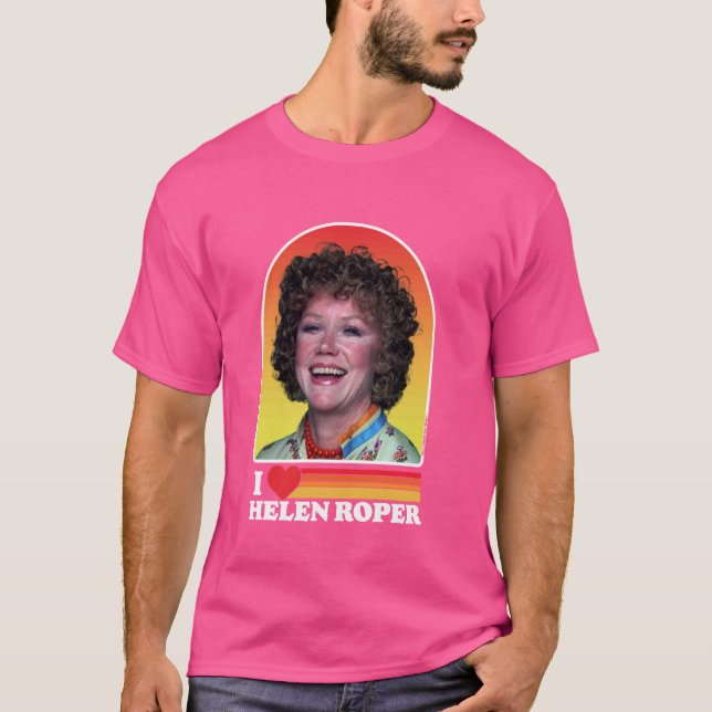 I Liebe Helen Roper Three's Company Mrs. Roper Ret T-Shirt (Vorderseite)