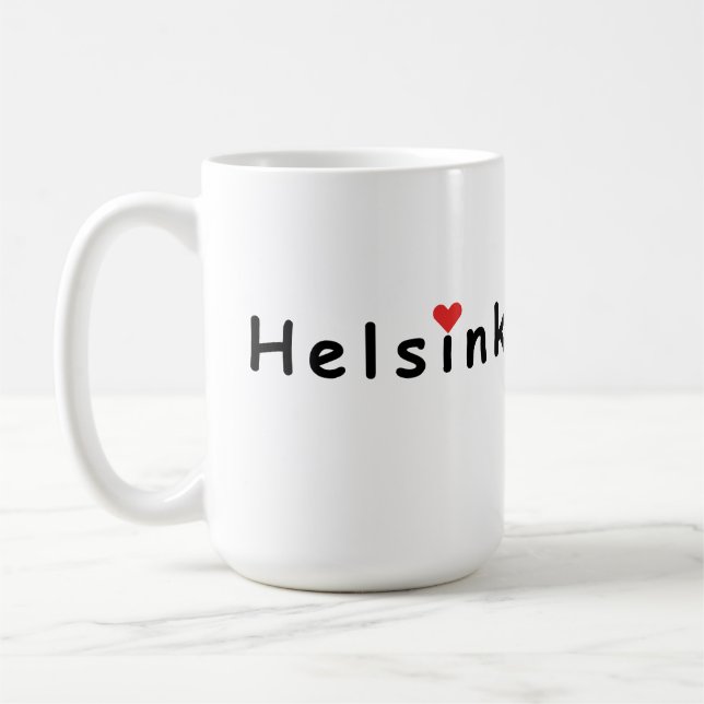 I Liebe Helsinki Kaffeetasse (Links)