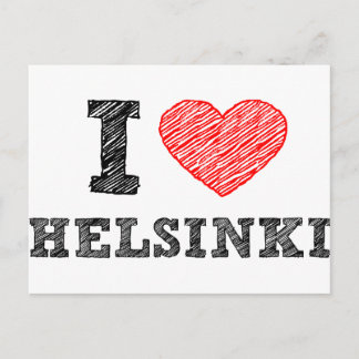 I Liebe Helsinki Postkarte