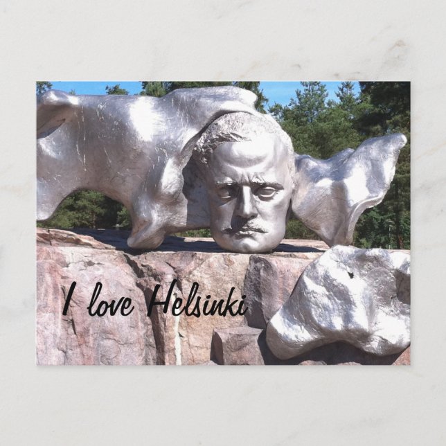 I Liebe Helsinki Postkarte (Vorderseite)