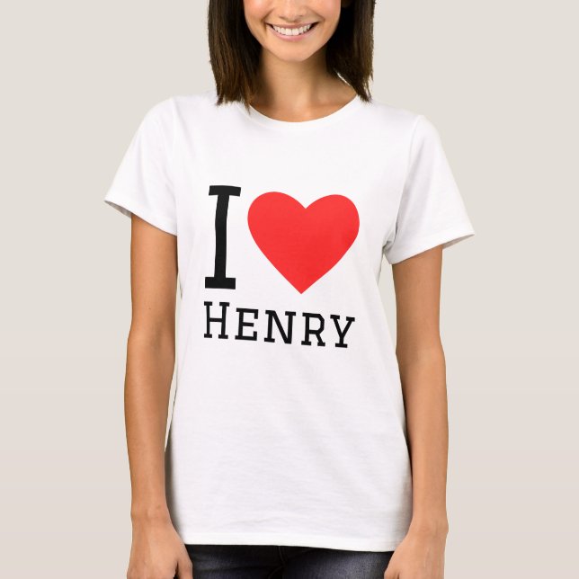 I Liebe henry T-Shirt (Vorderseite)