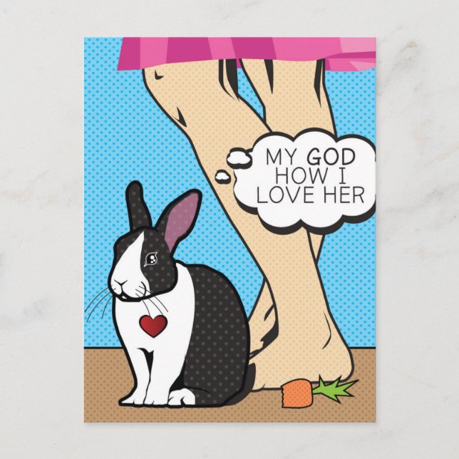 I LIEBE HER POSTKARTE (Vorderseite)