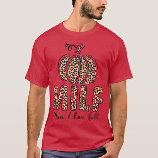 I Liebe Herbst Funny Woman MILF Mann Jahreszeiten  T-Shirt