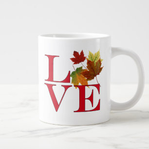 I Liebe Herbst Jumbo-Tasse