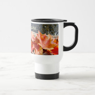 I Liebe-Herbst! Kaffee-Tassen-bunter Herbstlaub Reisebecher