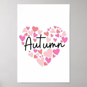 I Liebe Herbst Poster