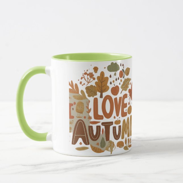 I Liebe Herbstkombo Tasse (Links)