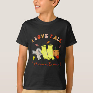 I Liebe Herbstprävention Socken Erntedank Herbst T-Shirt