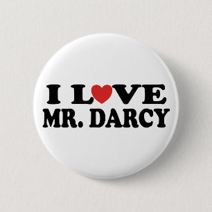 I Liebe-Herr Darcy Button