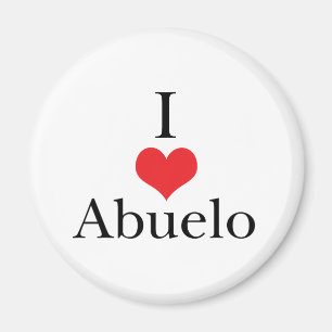I Liebe (Herz) Abuelo Magnet
