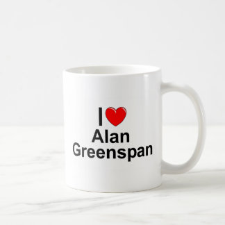 I Liebe (Herz) Alan Greenspan Kaffeetasse