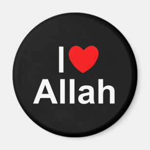 I Liebe (Herz) Allah Magnet