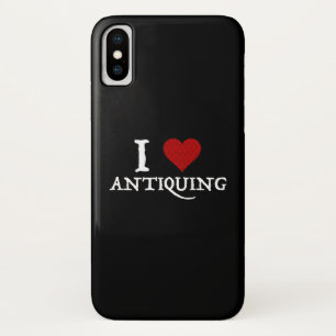 I Liebe (Herz) Antiquitäten Case-Mate iPhone Hülle