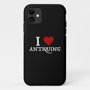 I Liebe (Herz) Antiquitäten Case-Mate iPhone Hülle