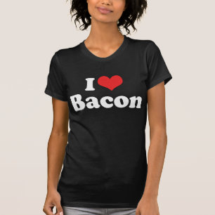 I Liebe Herz Bacon - Bacon Lover T-Shirt
