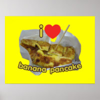 I Liebe (Herz) Banana Pancake ... Thai Street Food
