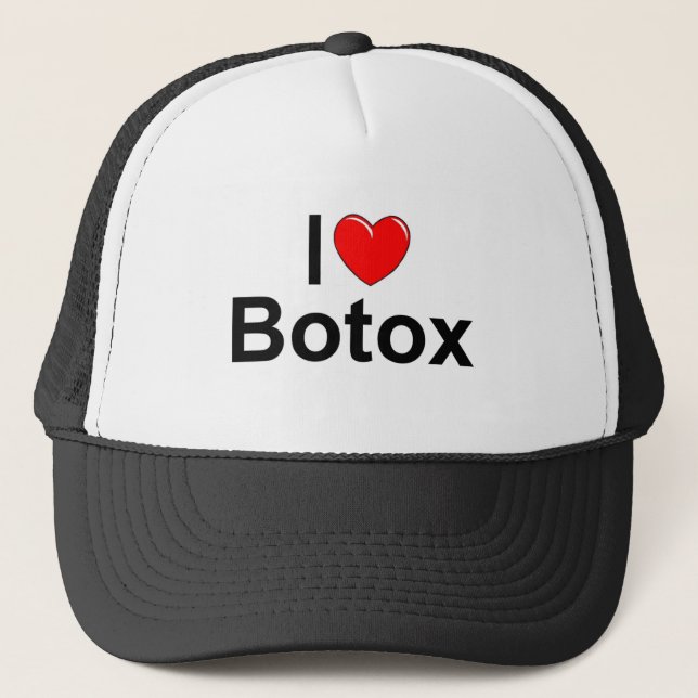 I Liebe (Herz) Botox Truckerkappe (Vorderseite)