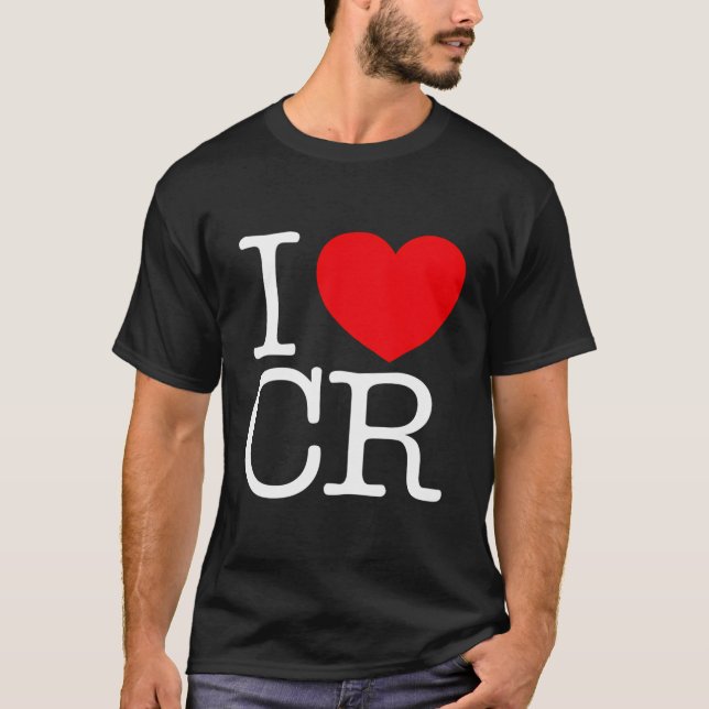 I Liebe Herz Cr T-Shirt (Vorderseite)