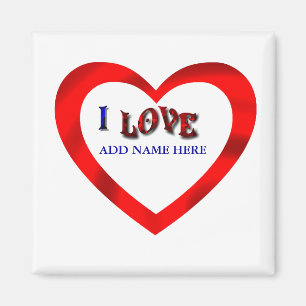 I LIEBE-HERZ FRAME-MAGNET MAGNET