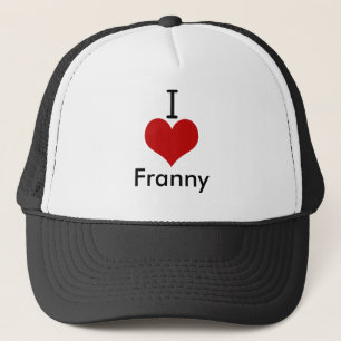 I Liebe (Herz) Franny Truckerkappe