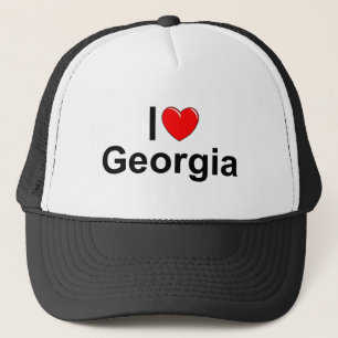 I Liebe (Herz) Georgia Truckerkappe