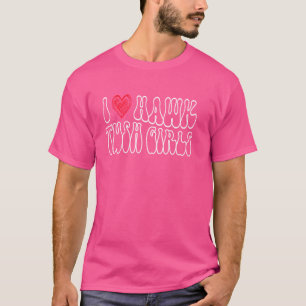 I Liebe Herz Hawk Tuah Girls Sarcastic Funny Adult T-Shirt