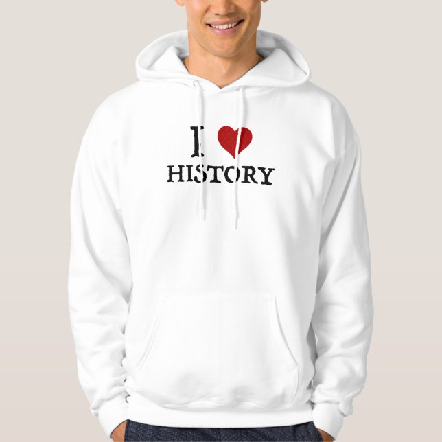 I Liebe (Herz) Hoodie (Vorderseite)