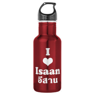 I Liebe (Herz) Isaan Trinkflasche