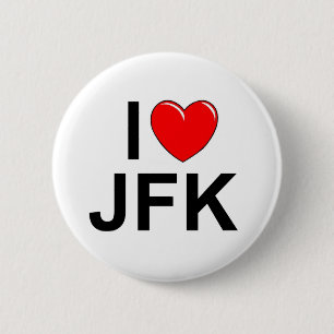 I Liebe (Herz) JFK Button