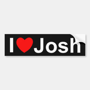 I Liebe (Herz) Josh Autoaufkleber