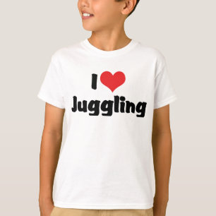 I Liebe Herz Juggling T-Shirt