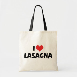 I Liebe Herz Lasagna - Italienische Pasta Lover Tragetasche