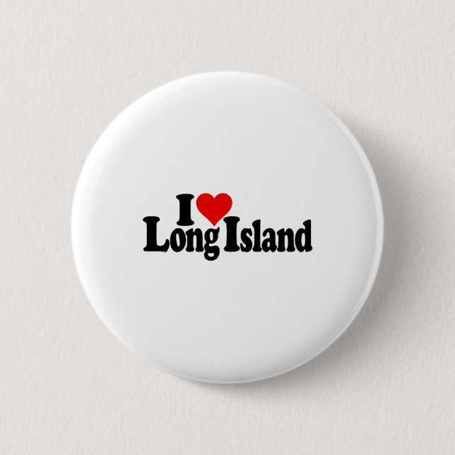 I Liebe Herz Long Island _1 Button (Vorderseite)