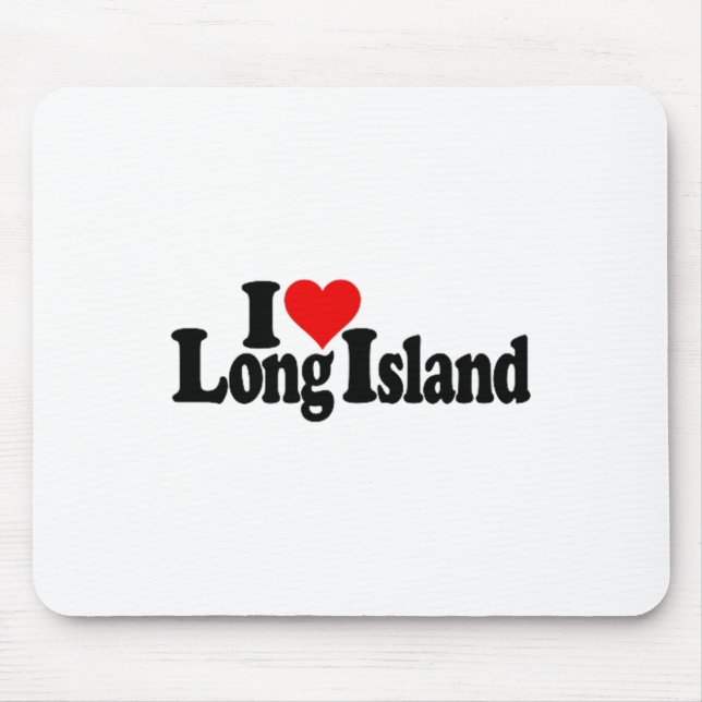 I Liebe Herz Long Island _1 Mousepad (Vorne)