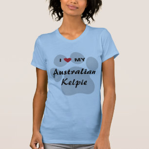 I Liebe (Herz) mein australischer Kelpie T-Shirt
