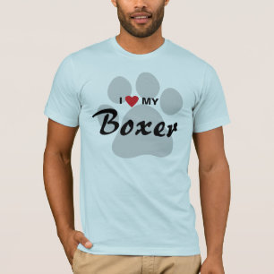 I Liebe (Herz) mein Boxer-Hundeliebhaber-Shirt T-Shirt