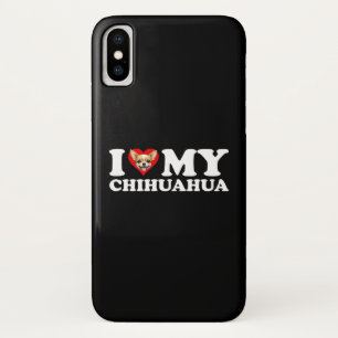 I Liebe (Herz) Mein Chihuahua Case-Mate iPhone Hülle