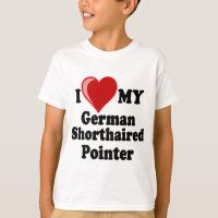 I Liebe (Herz) mein deutscher kurzhaariger