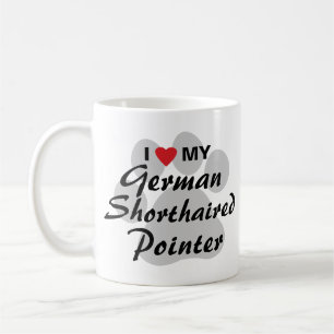 I Liebe (Herz) mein deutscher kurzhaariger Zeiger Tasse
