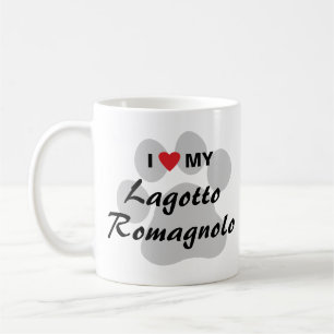 I Liebe (Herz) mein Lagotto Romagnolo Kaffeetasse