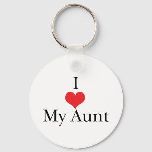 I Liebe (Herz) meine Tante Schlüsselanhänger