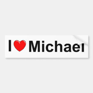 I Liebe (Herz) Michael Autoaufkleber