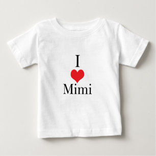 I Liebe (Herz) Mimi Baby T-shirt