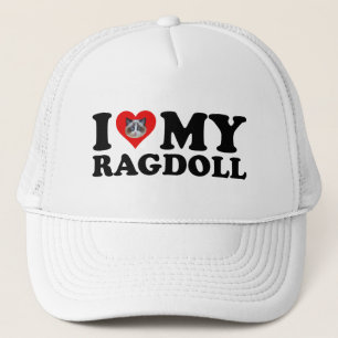 I Liebe (Herz) My Ragdoll Truckerkappe
