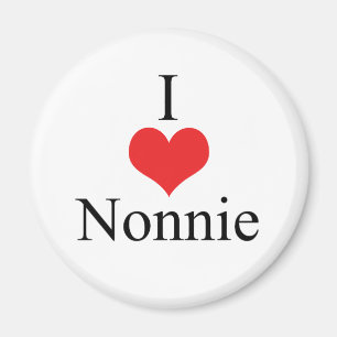 I Liebe (Herz) Nonnie Magnet
