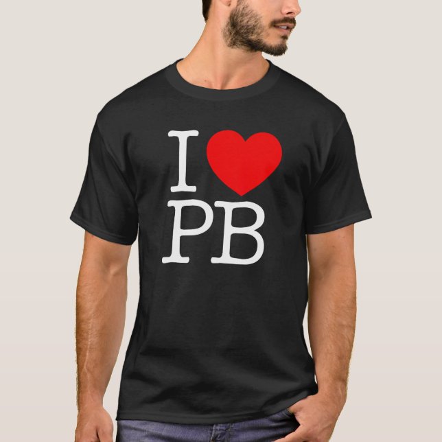 I Liebe (Herz) PB T-Shirt (Vorderseite)