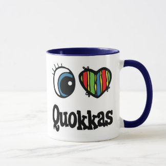 I Liebe (Herz) Quokkas Tasse
